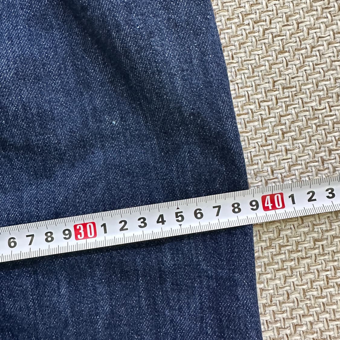 L 헤지스 5부 데님 반바지 0420D 상품이미지7