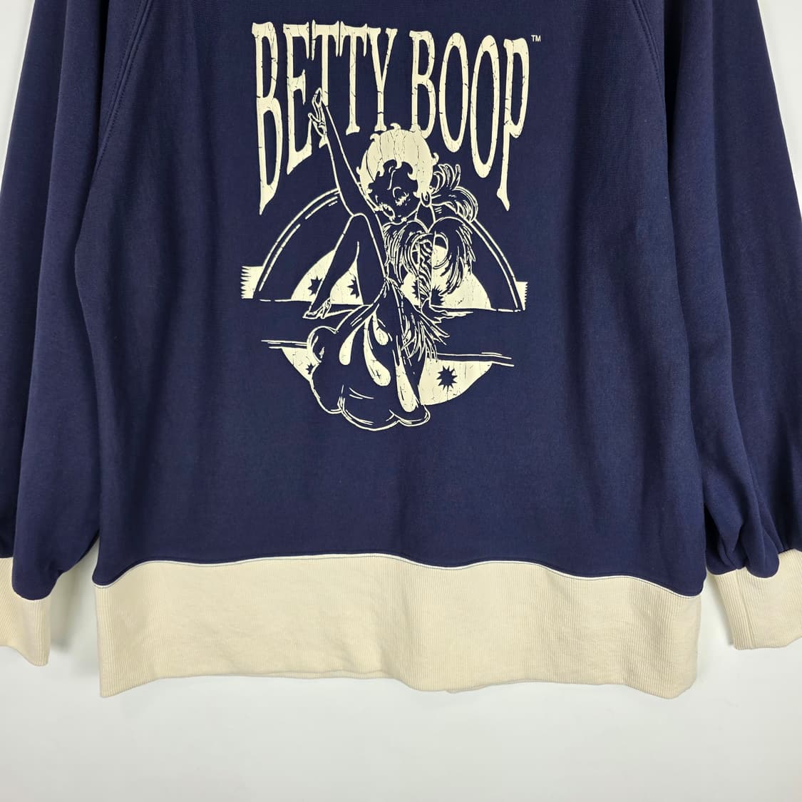 Betty boop 프린팅 롱 맨투맨 상품이미지2