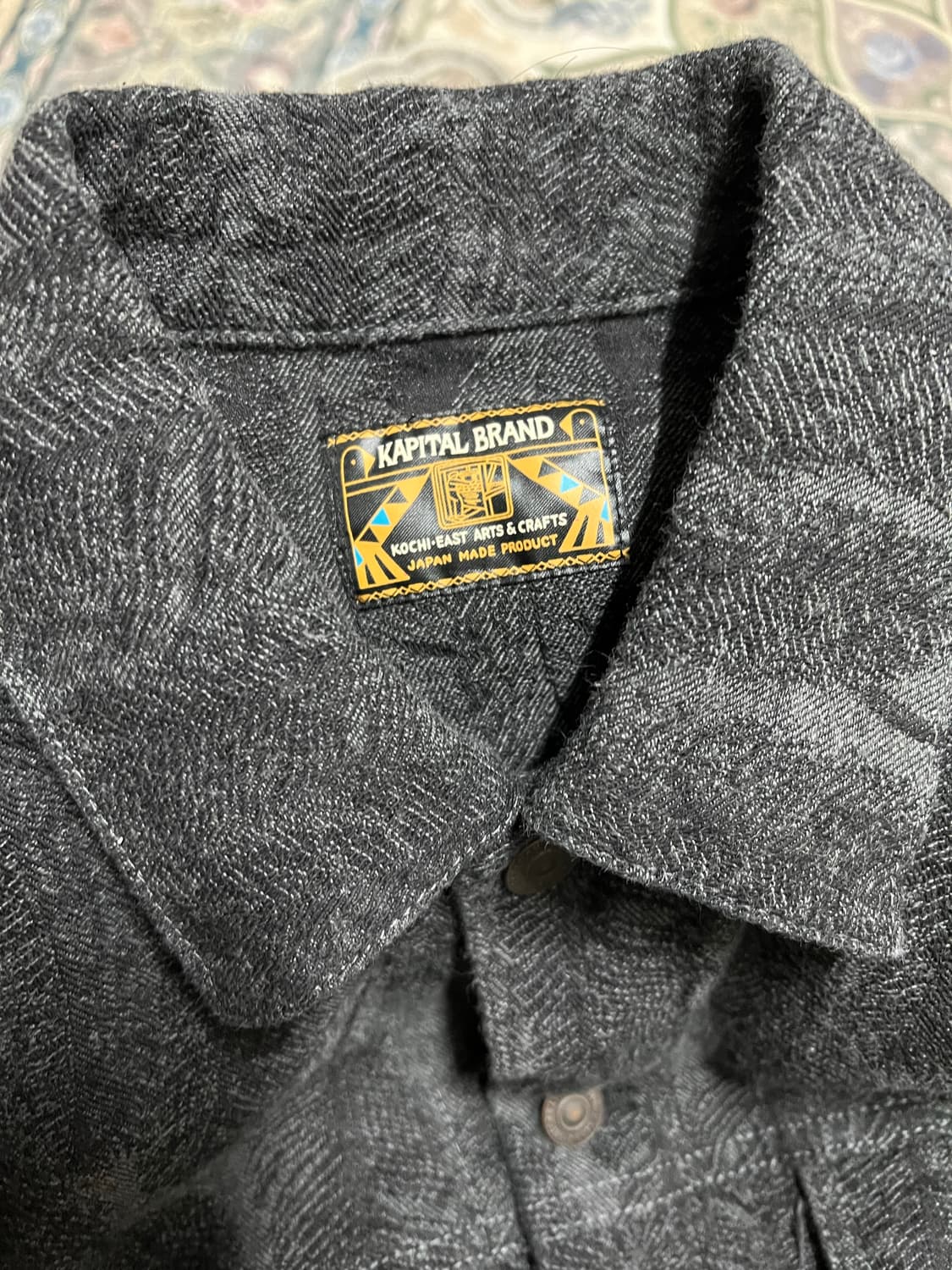 캐피탈 맥파이 데님 3세대 자켓 블랙 4사이즈 팝니다 상품이미지3