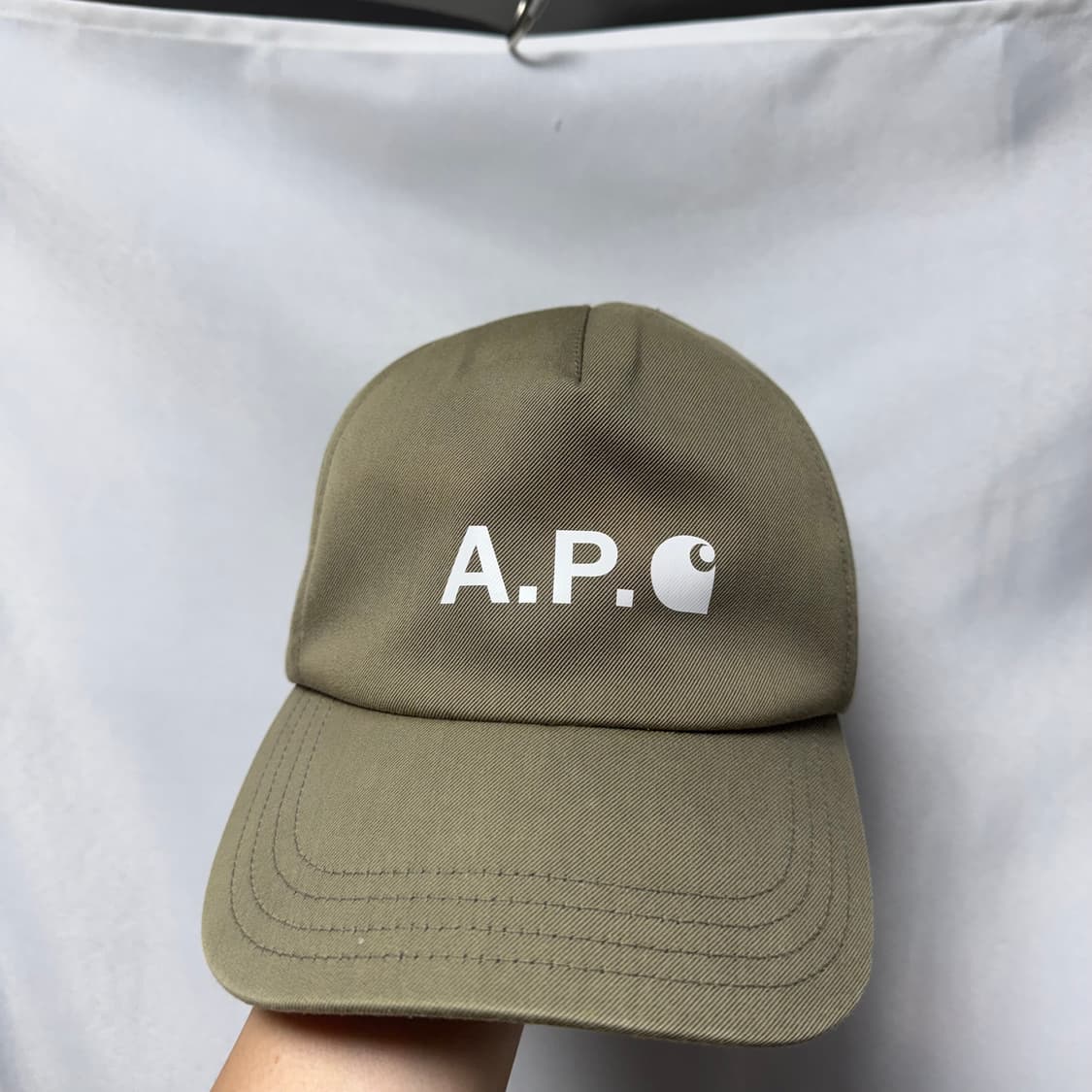 A.P.C x Carhartt Wip logo cap 상품이미지1