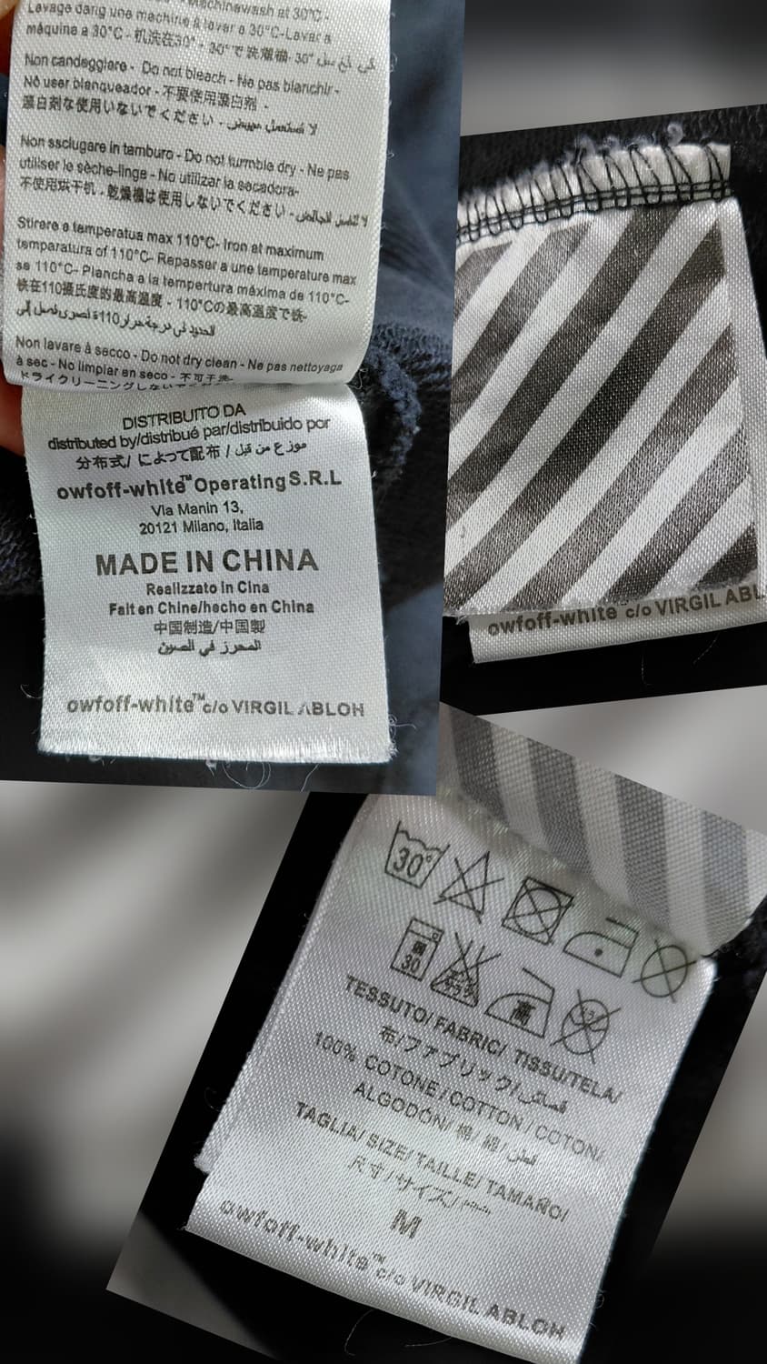 Off-White 19FW Mariana 디아그 후드 집업 (수선 필요) 상품이미지7
