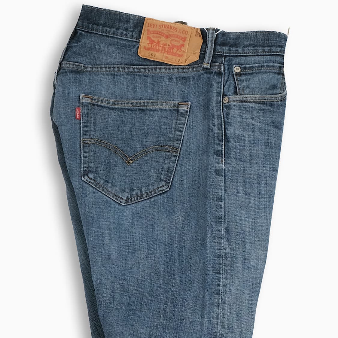 빈티지 리바이스 501 진청 35 인치 LV50136520 상품이미지5