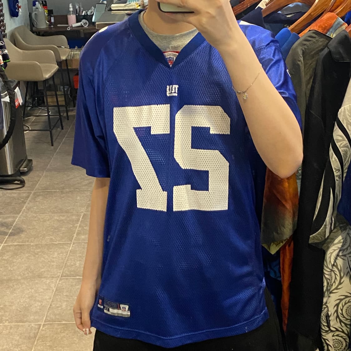 [NO.9] NFL 풋볼 져지 반팔티 블루 상품이미지1