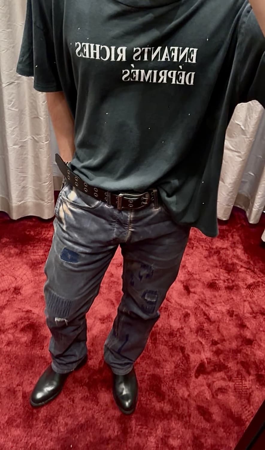 291295=homme damaged jeans 상품이미지10