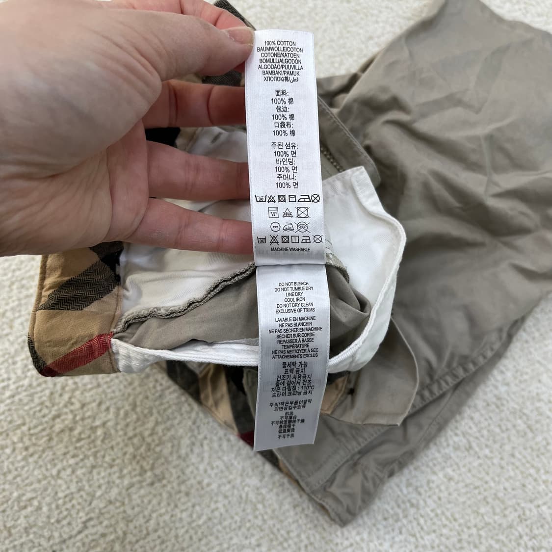 8Y 버버리 키즈 반바지 0310M 상품이미지4