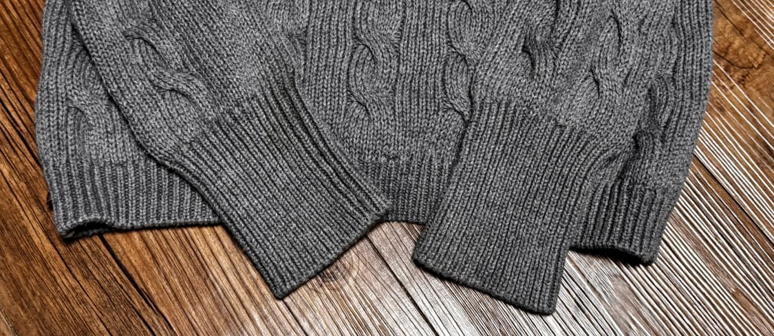 폴로 진스 컴퍼니 슬림핏 캐시미어 면 혼방 숄카라 가디건 상품이미지6