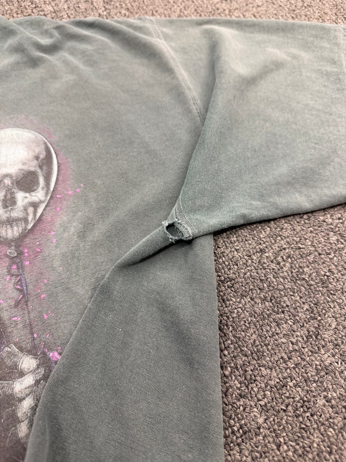 XL) 할리데이비슨 빈티지 광대 프린팅 반팔 티셔츠 상품이미지5