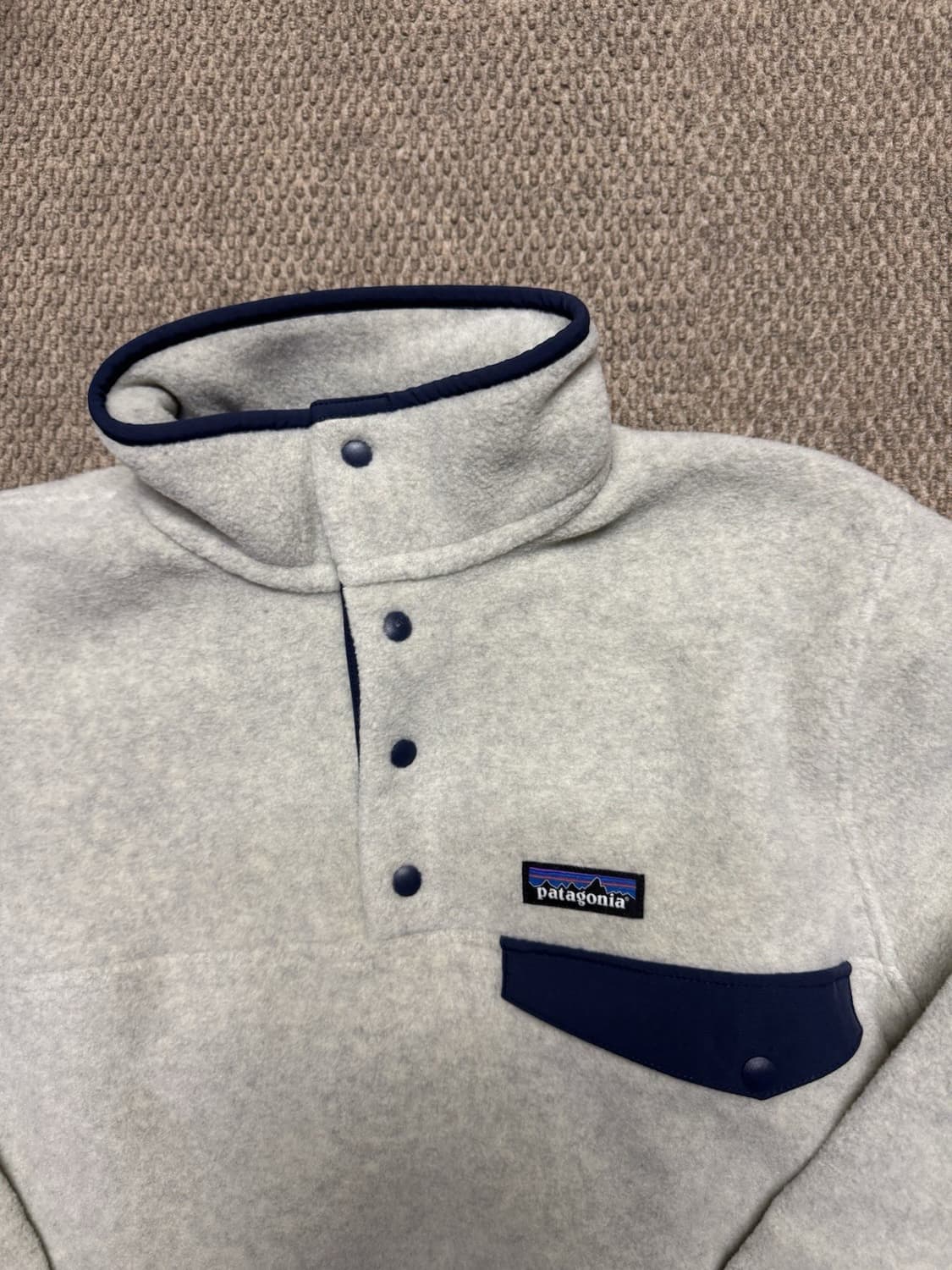 24SS 파타고니아 라이트웨이트 신칠라 스냅-티 풀오버 오트밀 헤더 상품이미지2