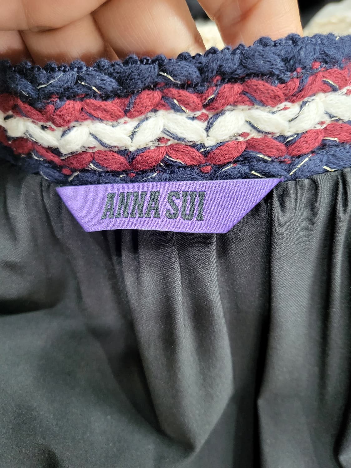 안나수이 메쉬 자수 가디건 상품이미지6