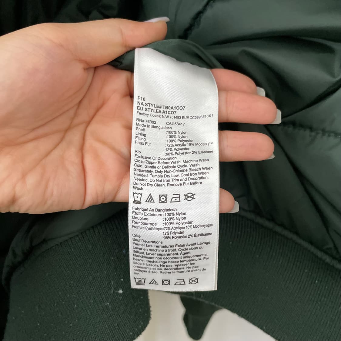 팀버랜드 그린 후드 점퍼 상품이미지9