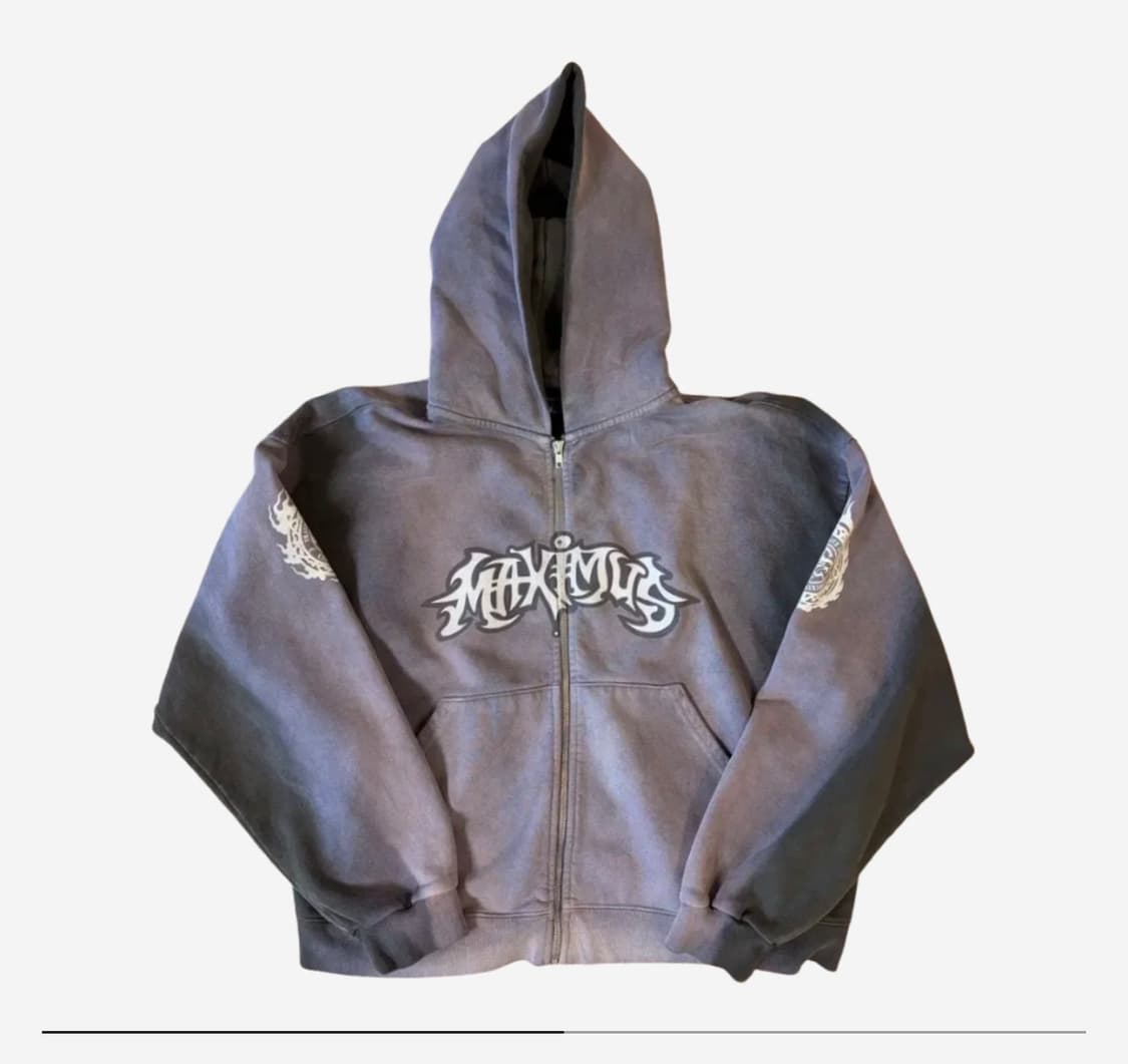 XXL) 트래비스스캇 콘서트 머천 후드집업 상품이미지1