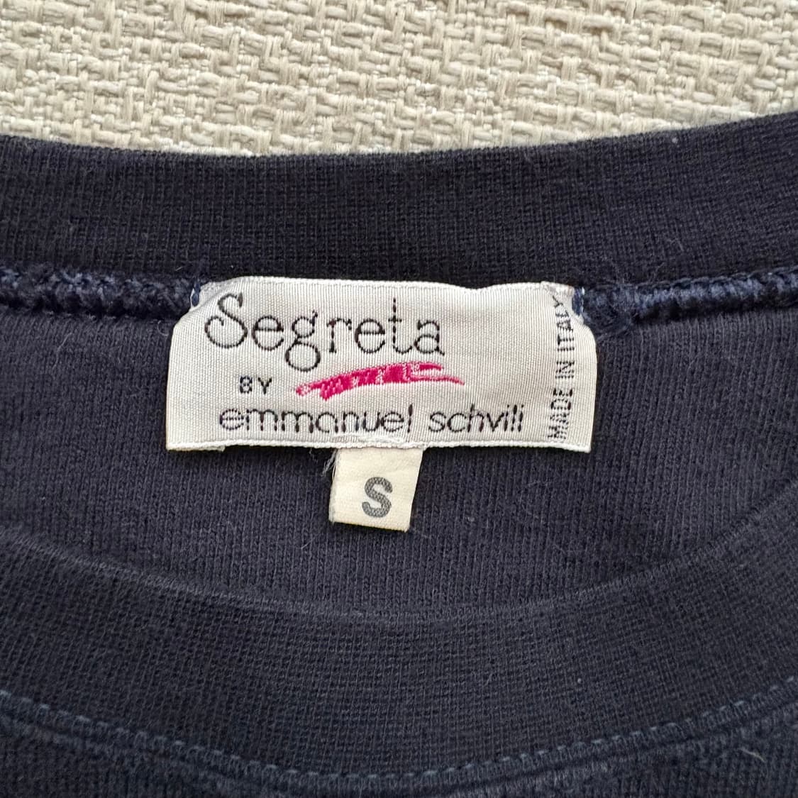 세그레타 emmanuel schvili 자수 스웻셔츠 (이탈리아 생산) 상품이미지7