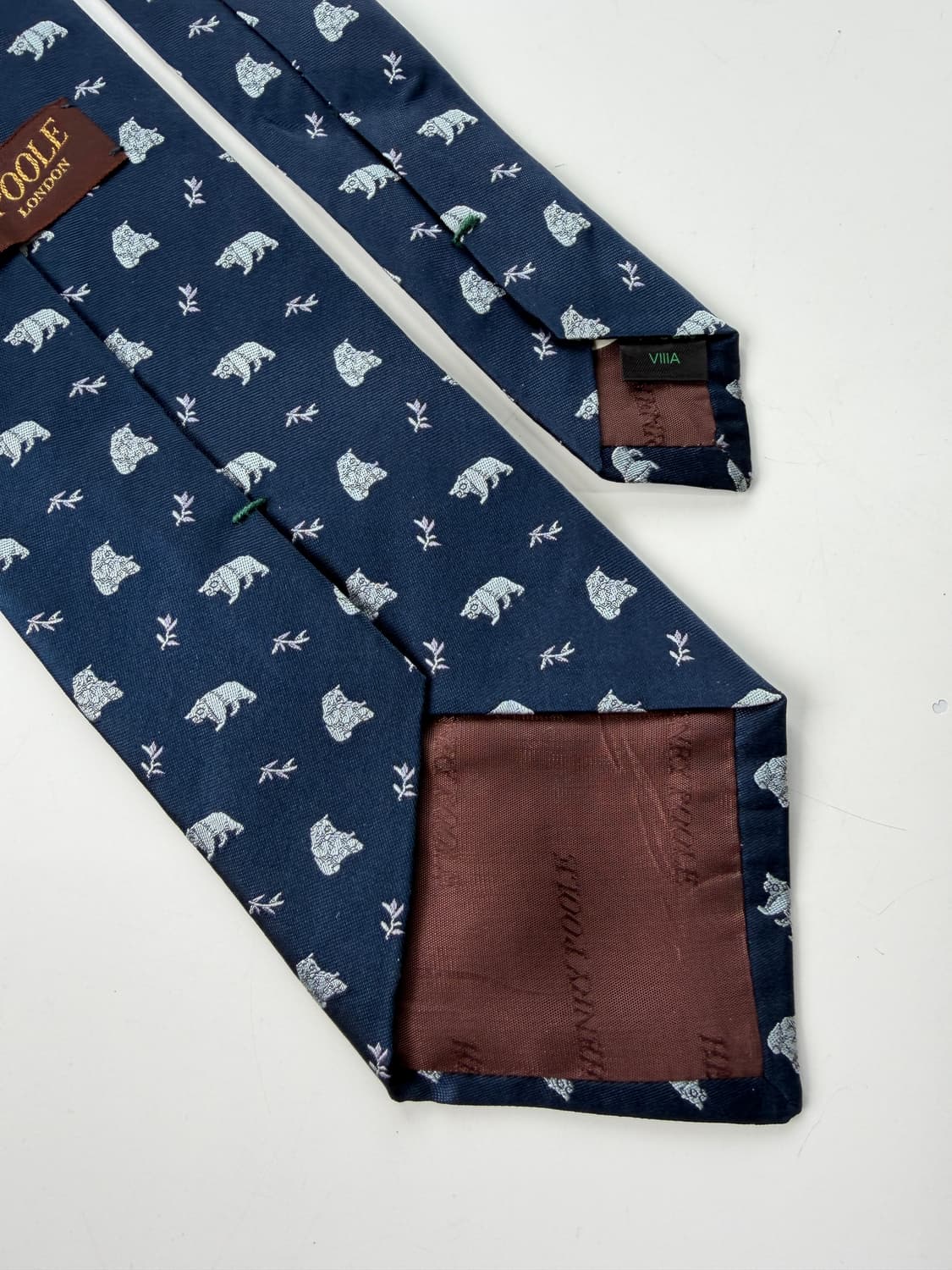 헨리 풀 (HENRY POOLE)실크 넥타이 9cm 상품이미지5