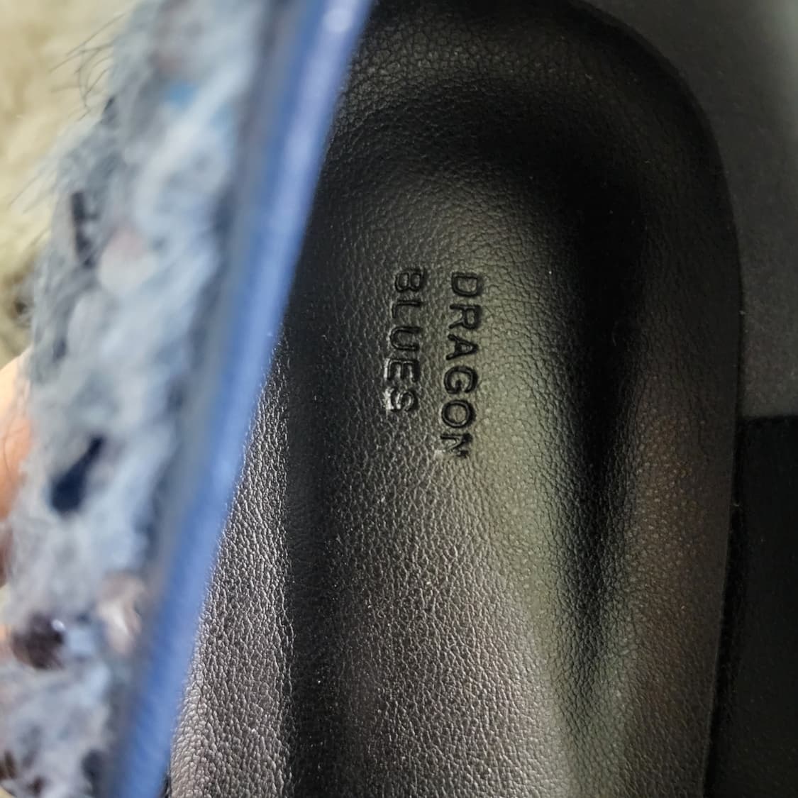 새상품 오르 orr 드레곤블루스 스팽글 펌프스 플랫슈즈 38 250 상품이미지5