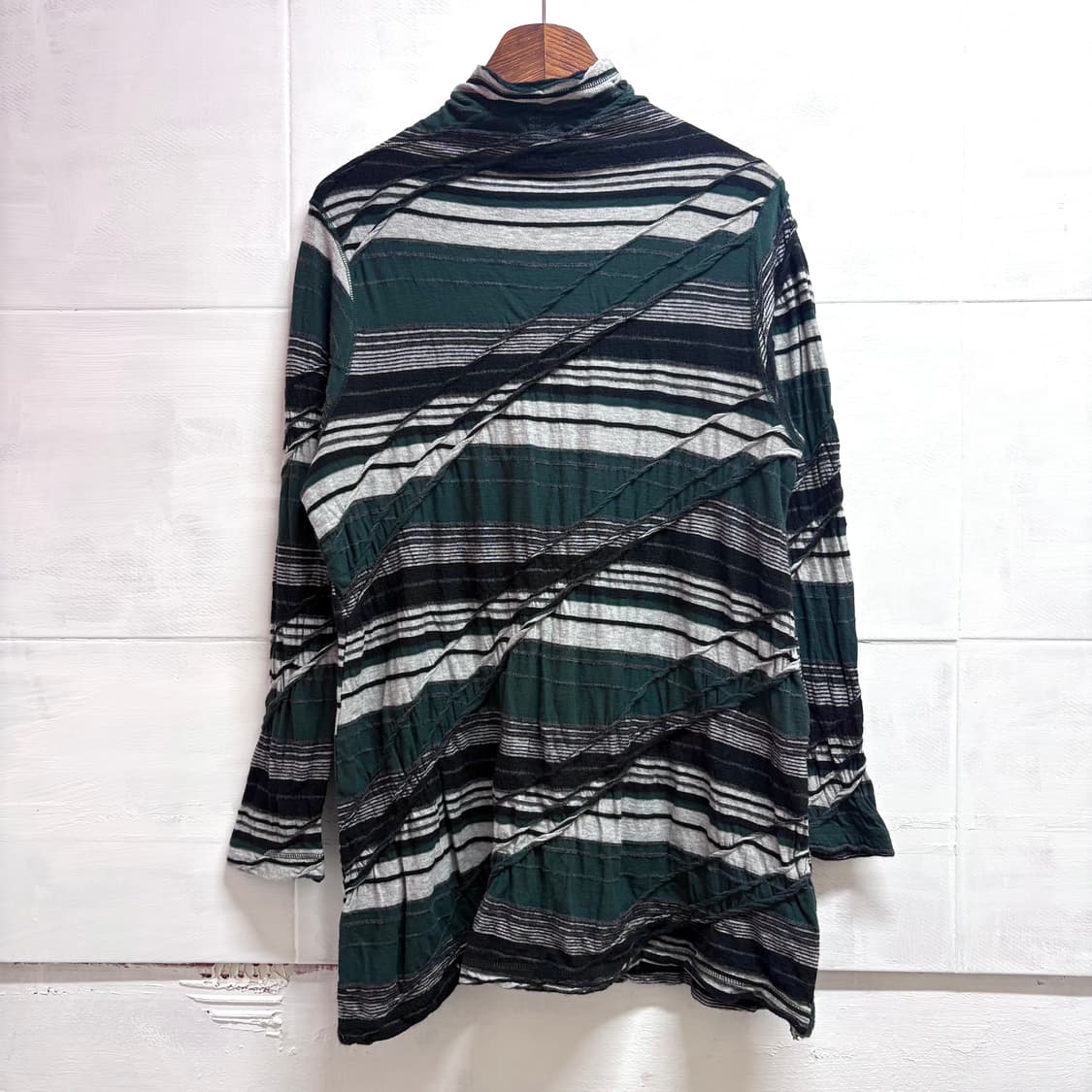 KEIKO KISHI by nosh 울 코튼 패치 롱슬리브 상품이미지1