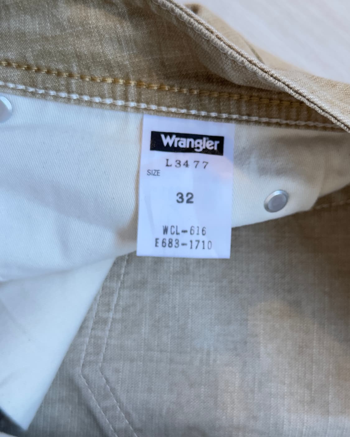 [WRANGLER] White Tag Denim Pants 상품이미지9