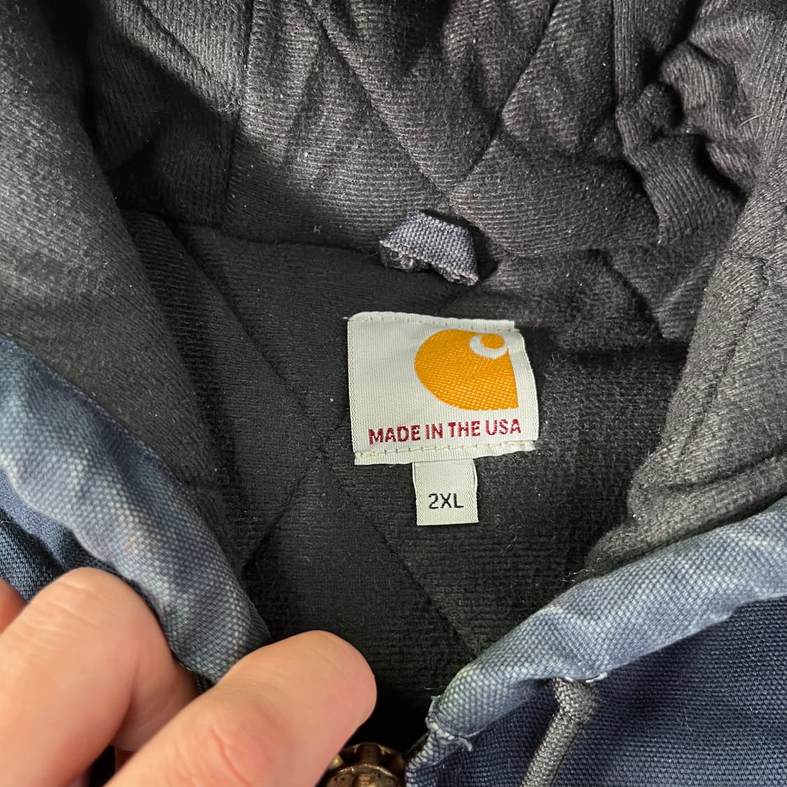 110 칼하트 j140 다크네이비 액티브 워크자켓 상품이미지3