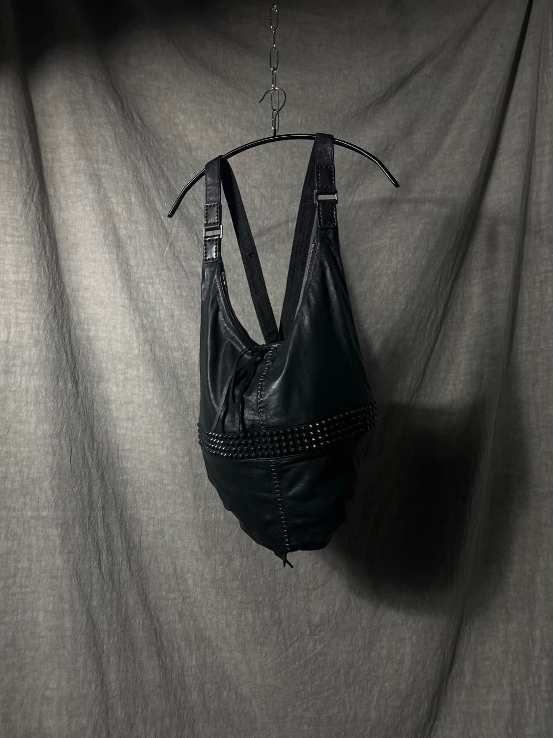 KMRii Studded Leather Backpack/Crossback 상품이미지2