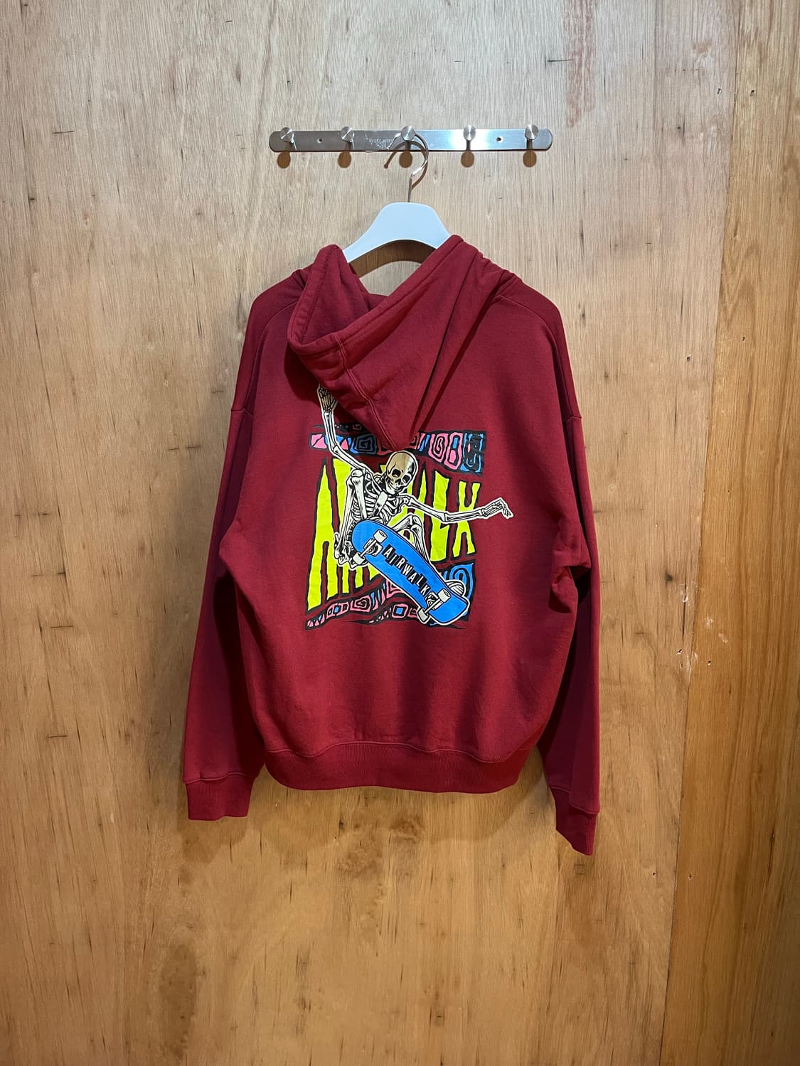 Airwalk 레드컬러 후드집업 상품이미지1