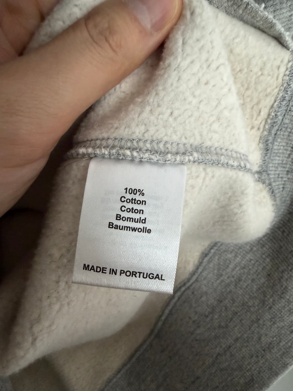 [XL] 나이젤카본 후드 집업 멜란지 그레이 상품이미지3