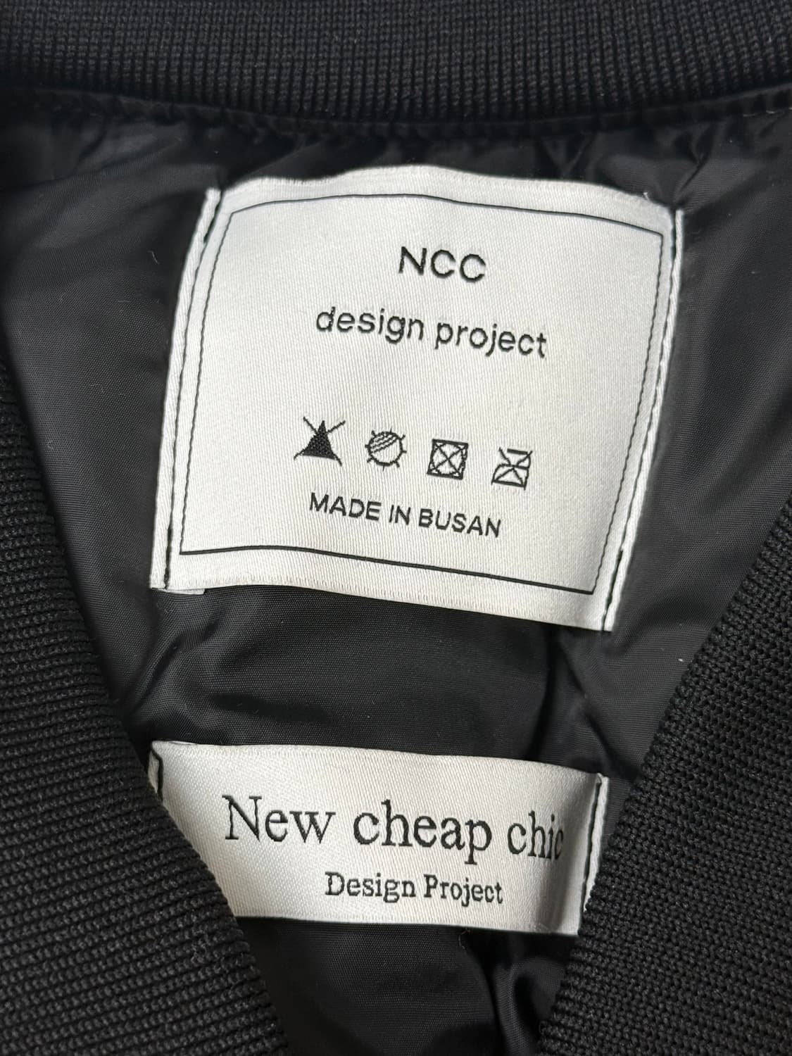 뉴치프시크 dp 크롭 봄버 자켓 상품이미지2