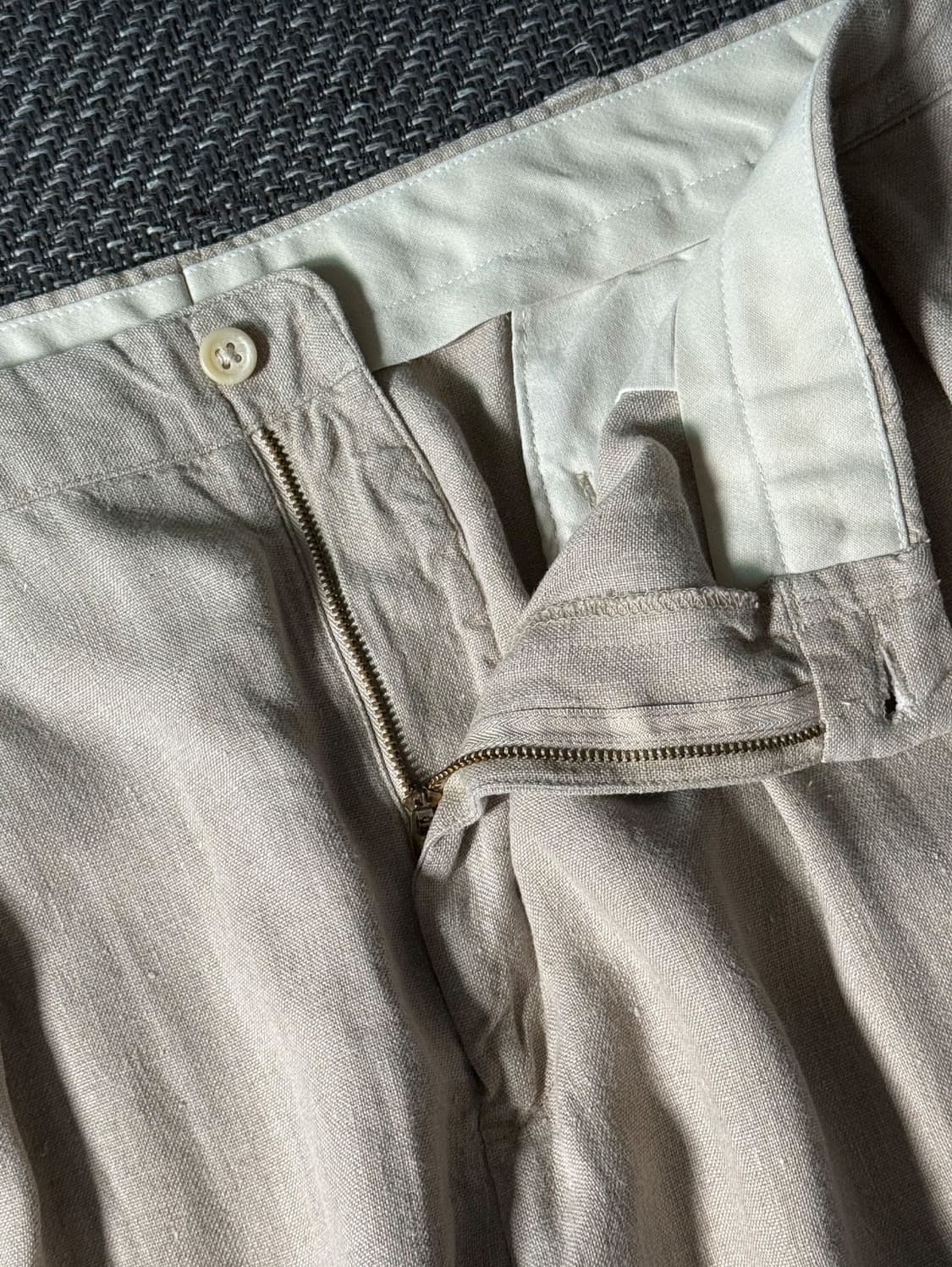 (38) 폴로 랄프로렌 린넨 더블 플리츠 트라우저 팬츠 상품이미지3