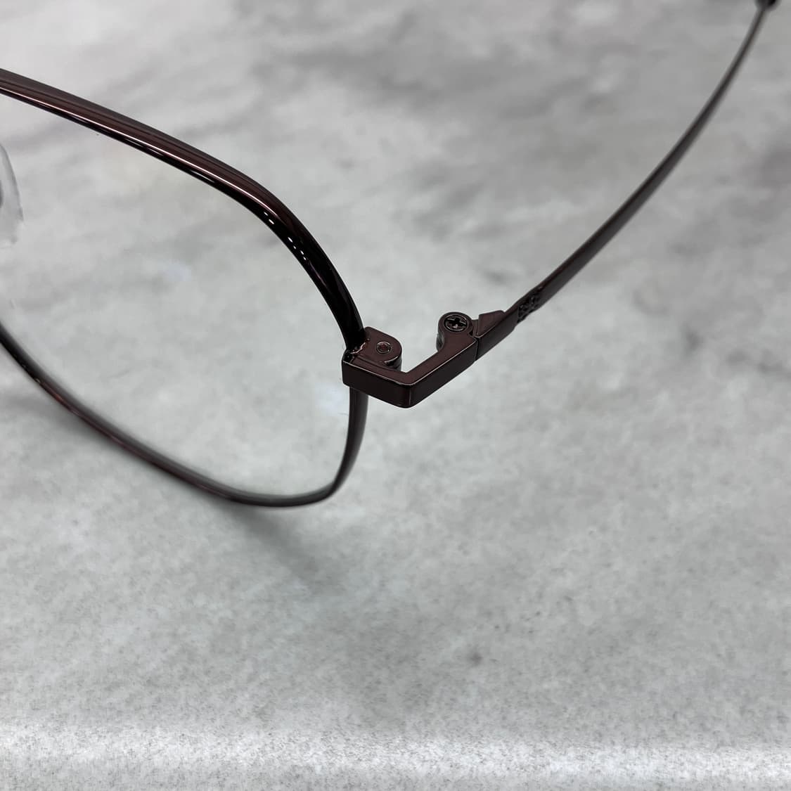 C43 CLD9 유광 브라운 웰링턴 메탈테 안경 상품이미지2