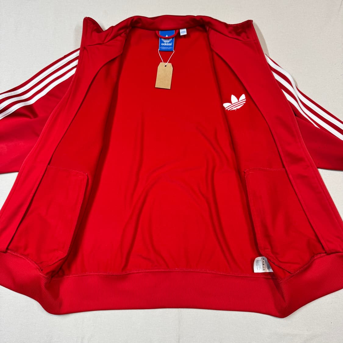 L) 아디다스 파이어버드 삼선 져지 트랙탑 집업 레드 A6 상품이미지5