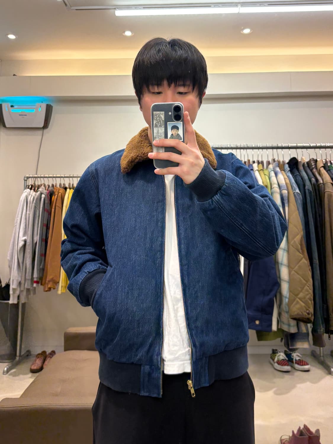 리바이스 프리미엄 베이 스트릿 봄버 시어링 자켓 상품이미지8