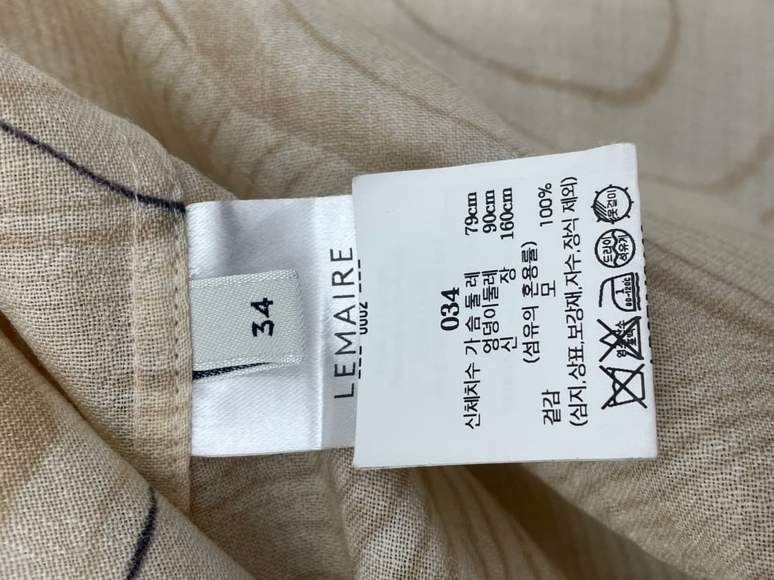 르메르 타이 블라우스 (레어) 34 size 상품이미지7