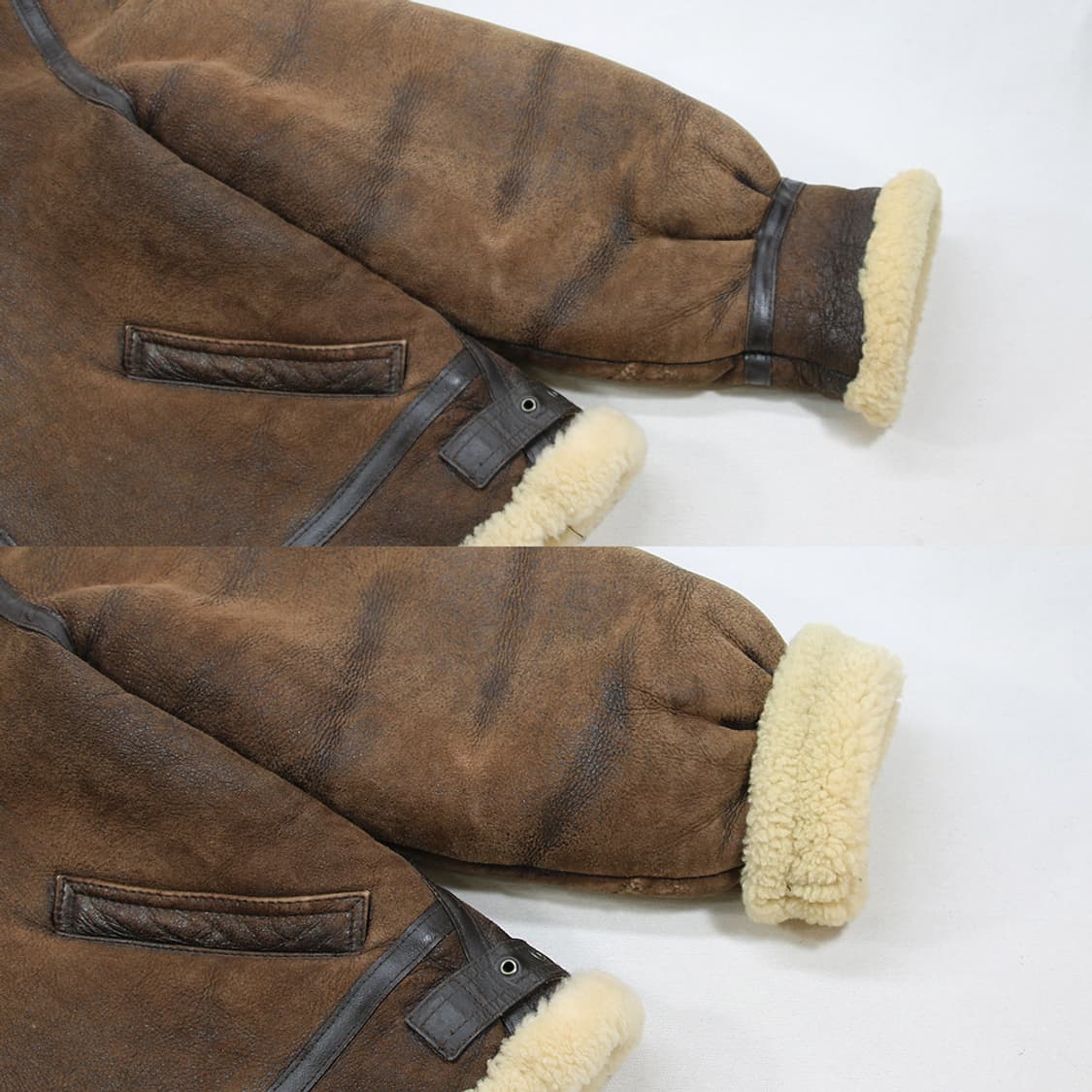 (착용컷) U.S.A.A.F. B-3 무스탕 (남성용 103) 상품이미지6