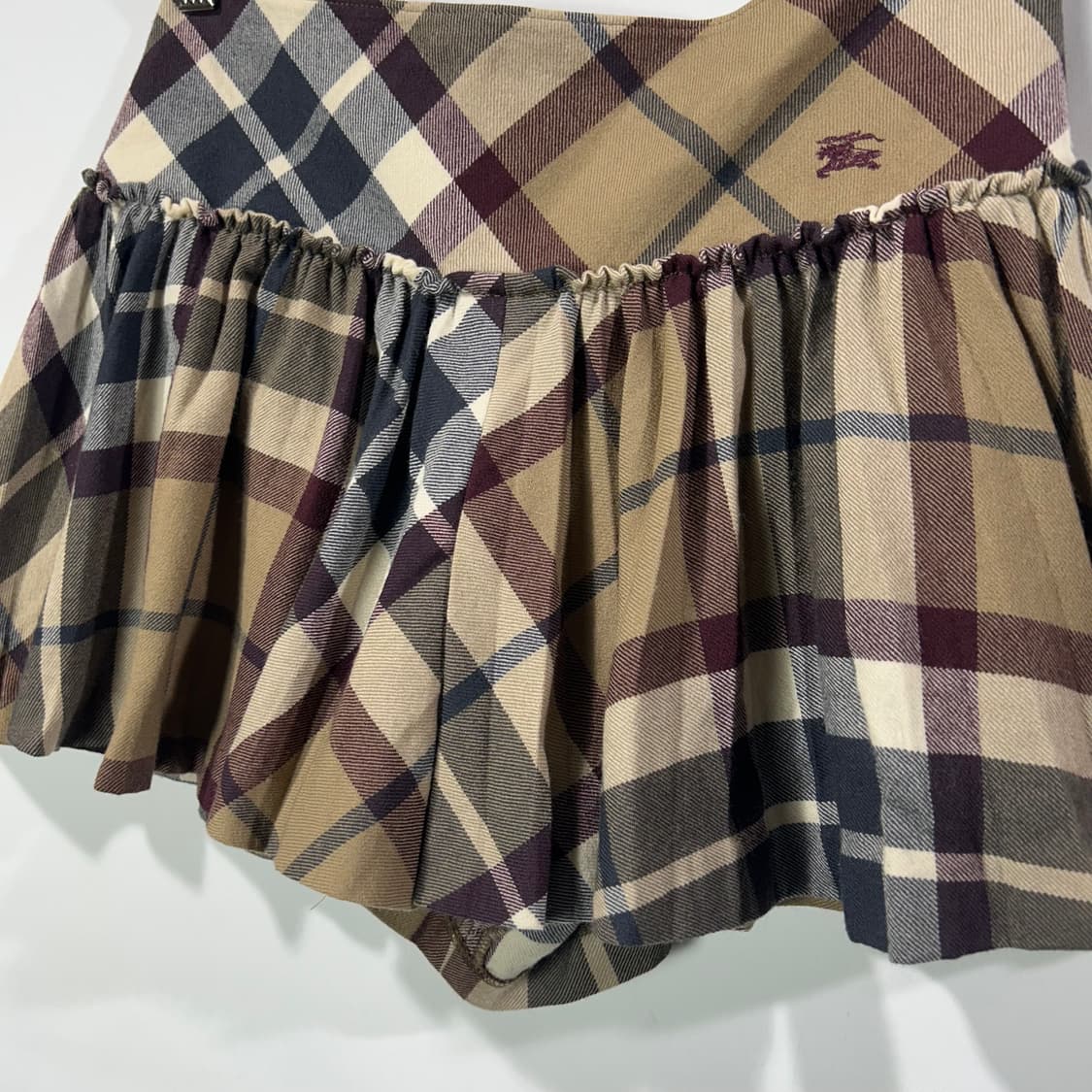 [BURBERRY] 버버리블루라벨 노바체크 플레어 미니스커트 상품이미지3