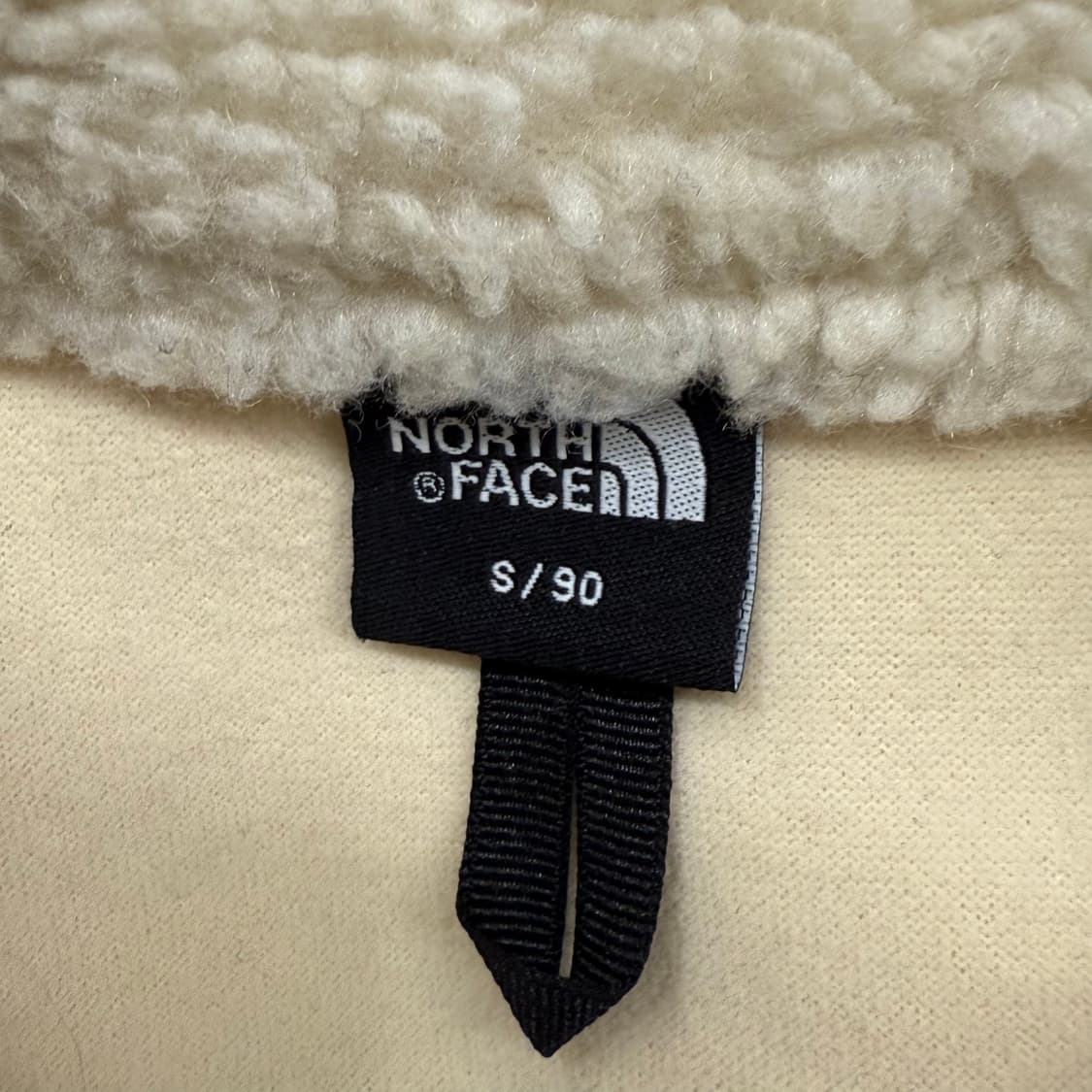 [정품/S] 노스페이스 아이보리 뽀글이 플리스 자켓 b18 상품이미지5