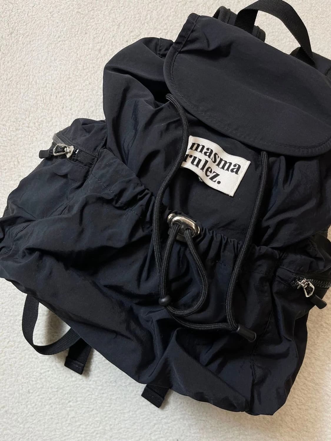 마스마룰즈 MASMARULEZ 미니 플랩 백팩 A1808 상품이미지4