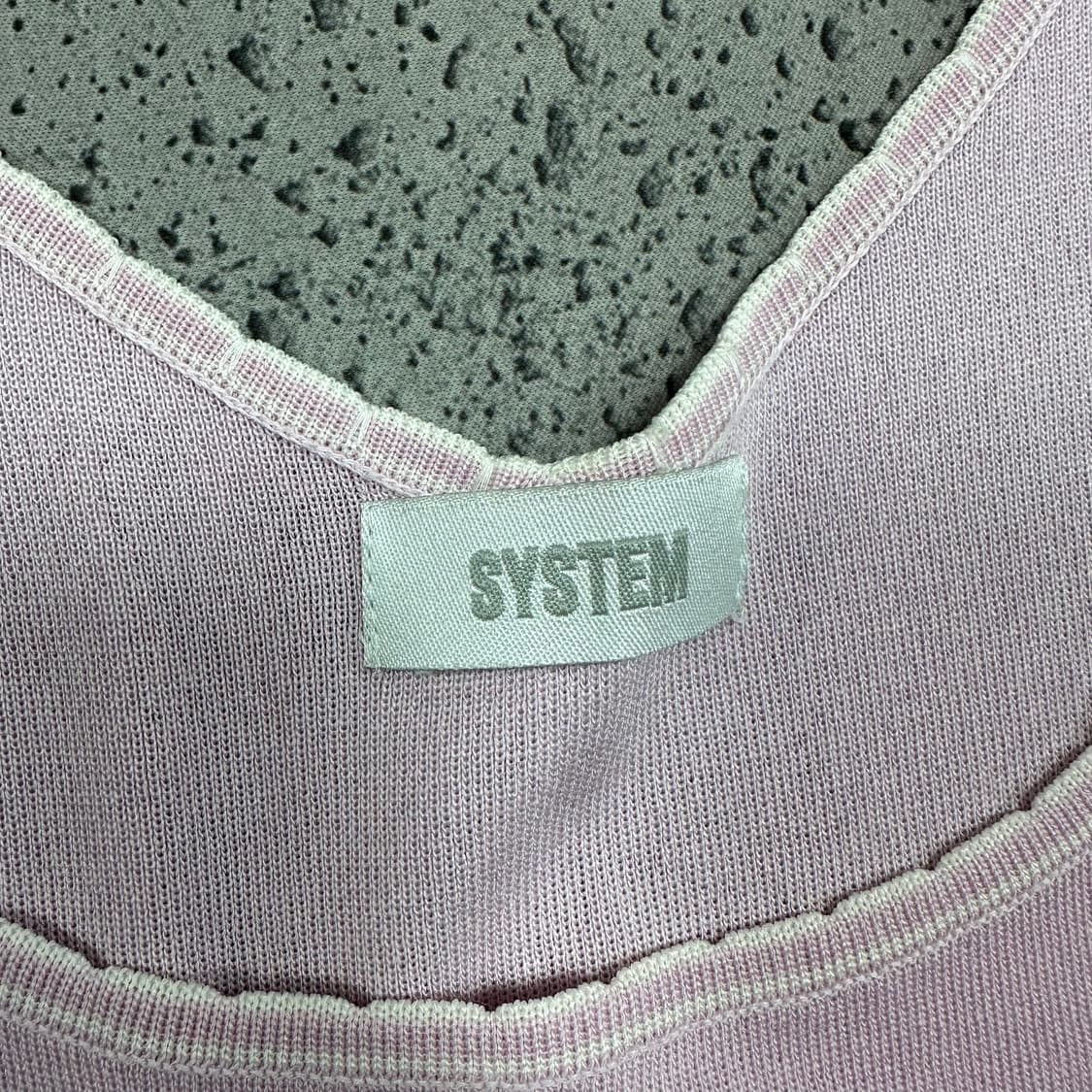 ✨ (바배) 시스템 한섬 핑크 나시 원피스 상품이미지3