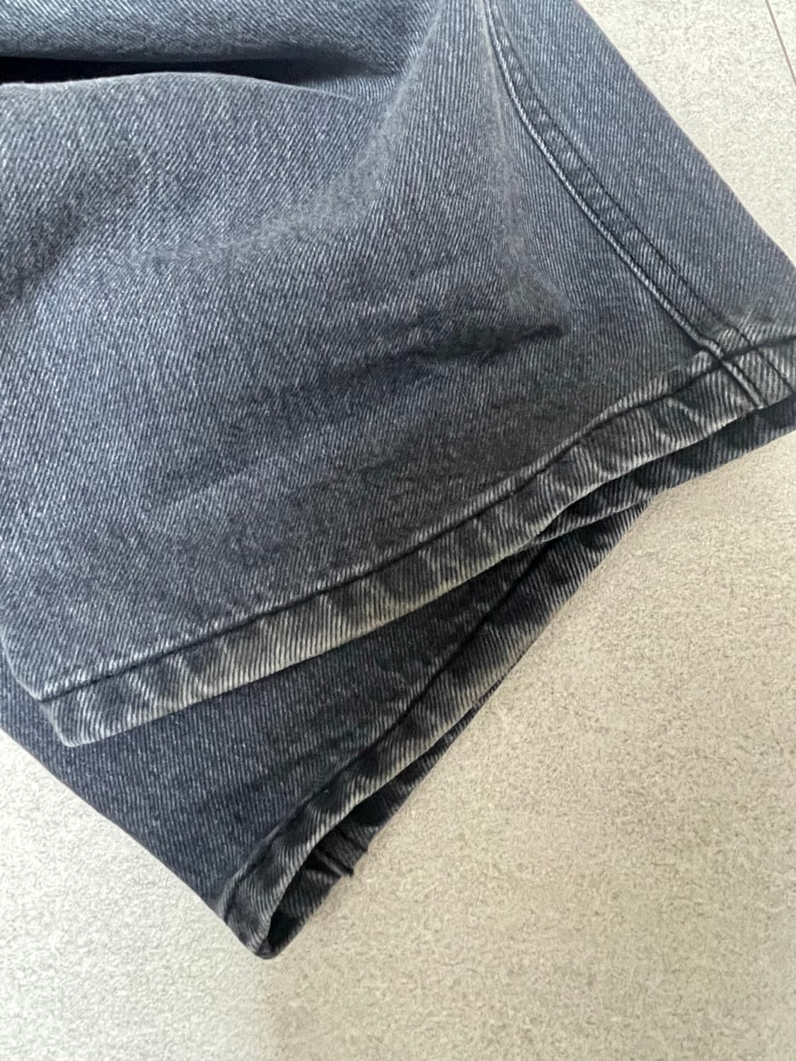 Curve jeans washed black 3 상품이미지4