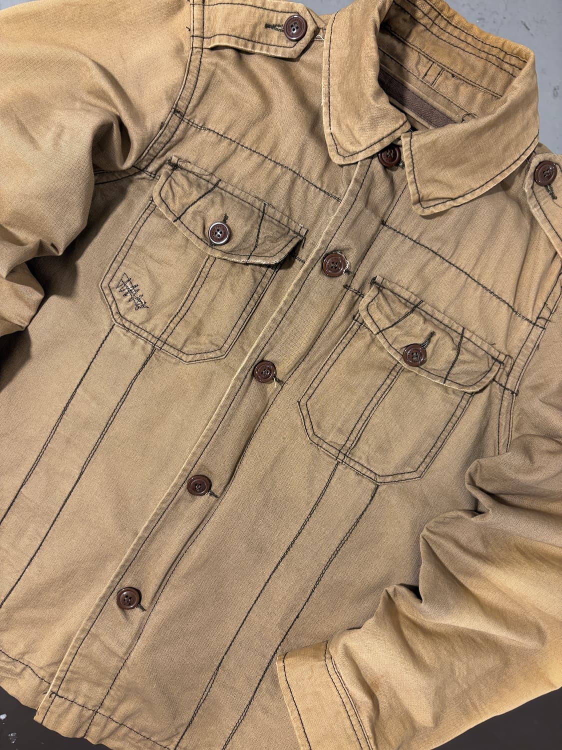 아베크롬비 워시드 면자켓  상품이미지4