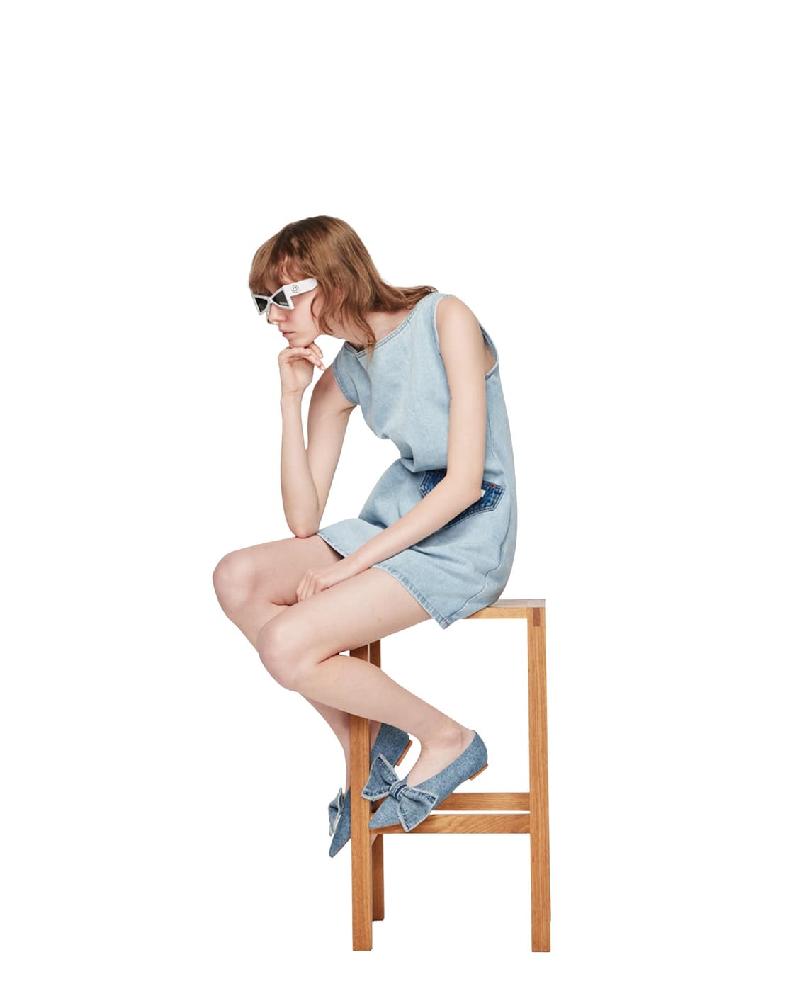 [새상품] 김해김 먼로 선글라스 (화이트) 상품이미지8