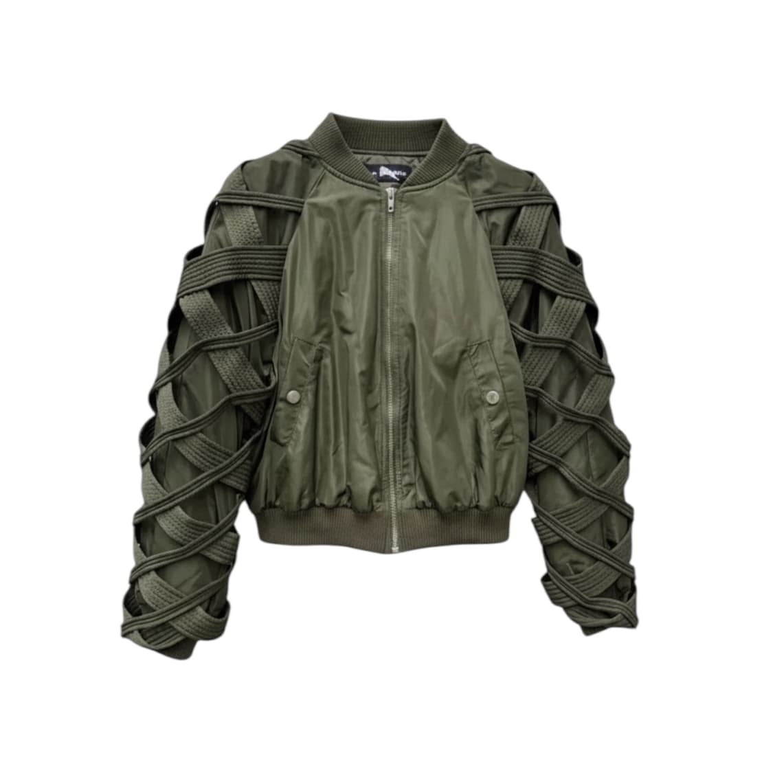 빈티지 스트랩 봄버 자켓 상품이미지1