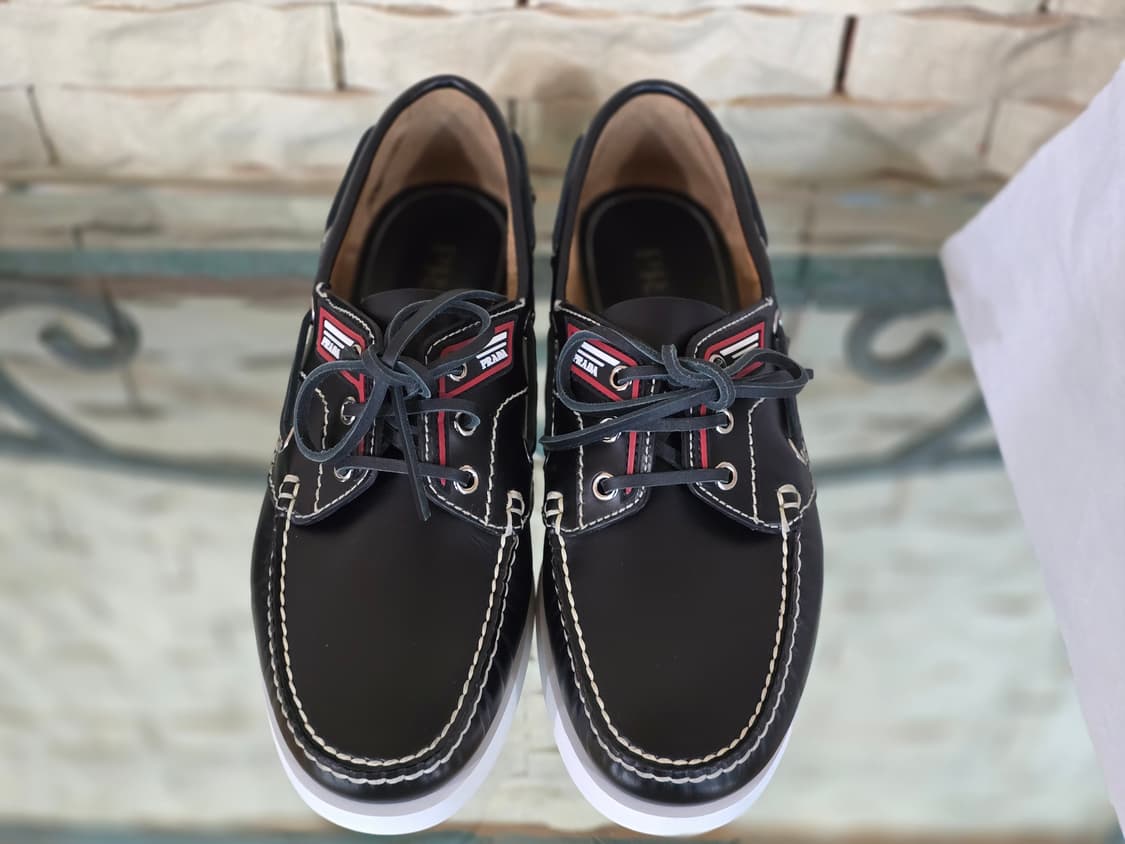 [새제품/풀구성] 프라다 레이스업 보트 슈즈, 로퍼 상품이미지3