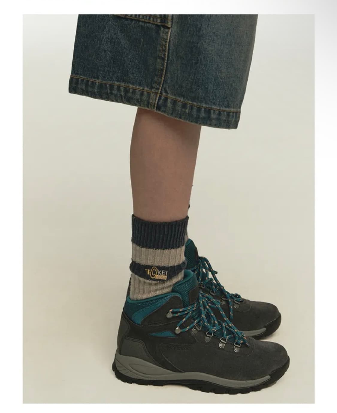 테켓 양말 Dot-com Socks Melange Gray 상품이미지5