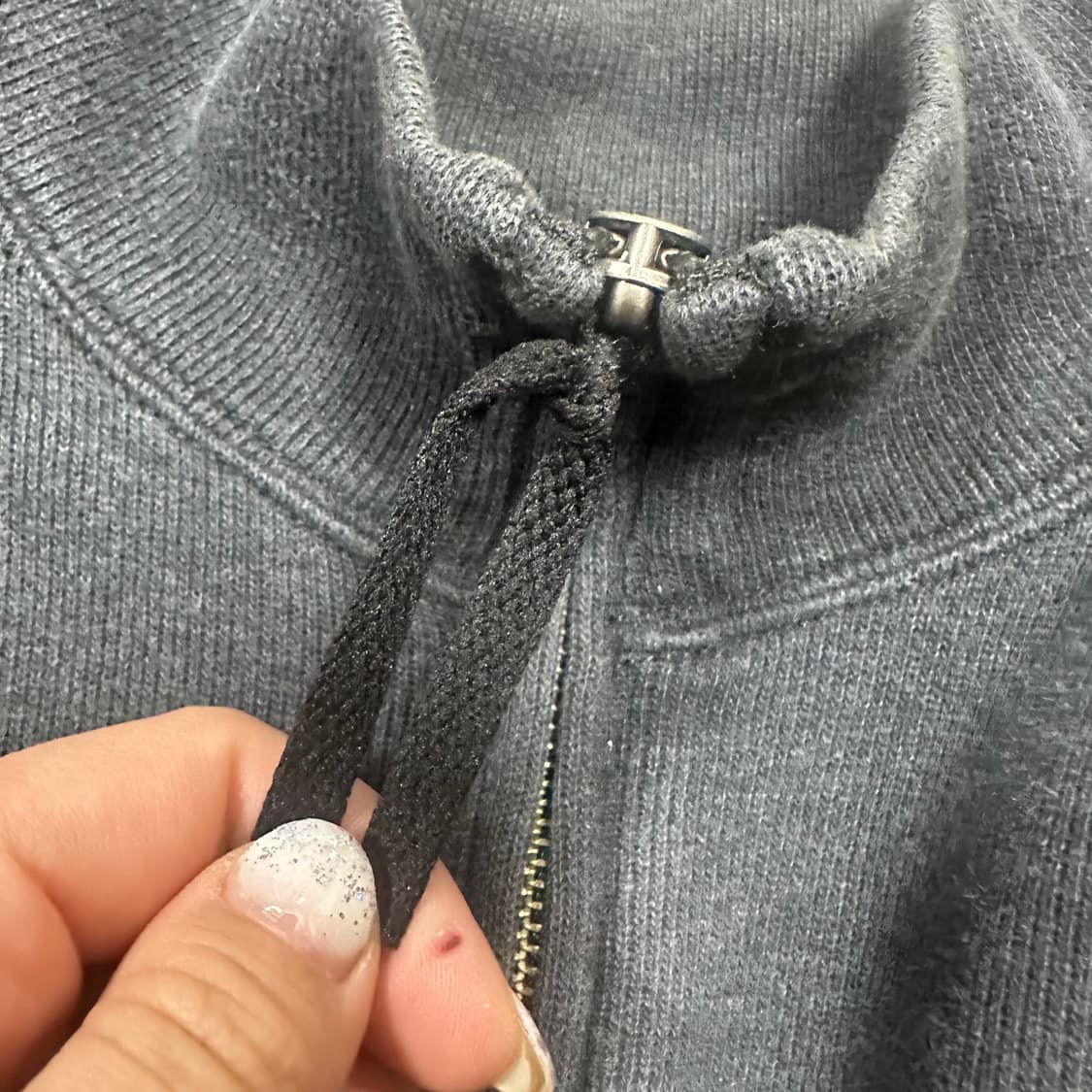 ✨ (바배) 폴로 랄프로렌 그레이 니트 반집업  상품이미지5