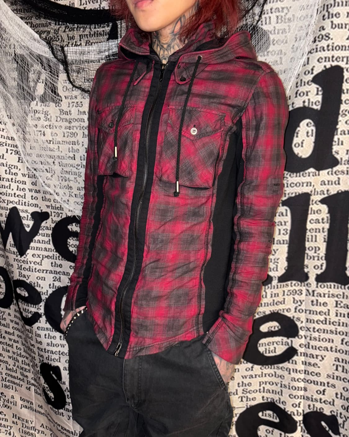 Buffalo bobs Check Riders Red jk 상품이미지3