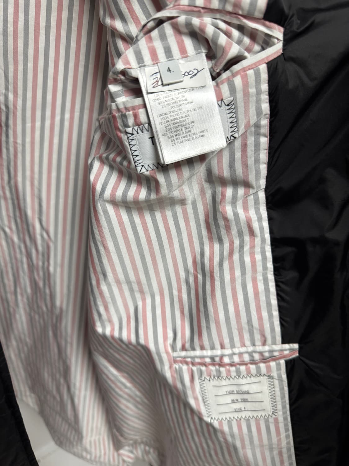 톰브라운 사선완장 후드 롱패딩 4 상품이미지2