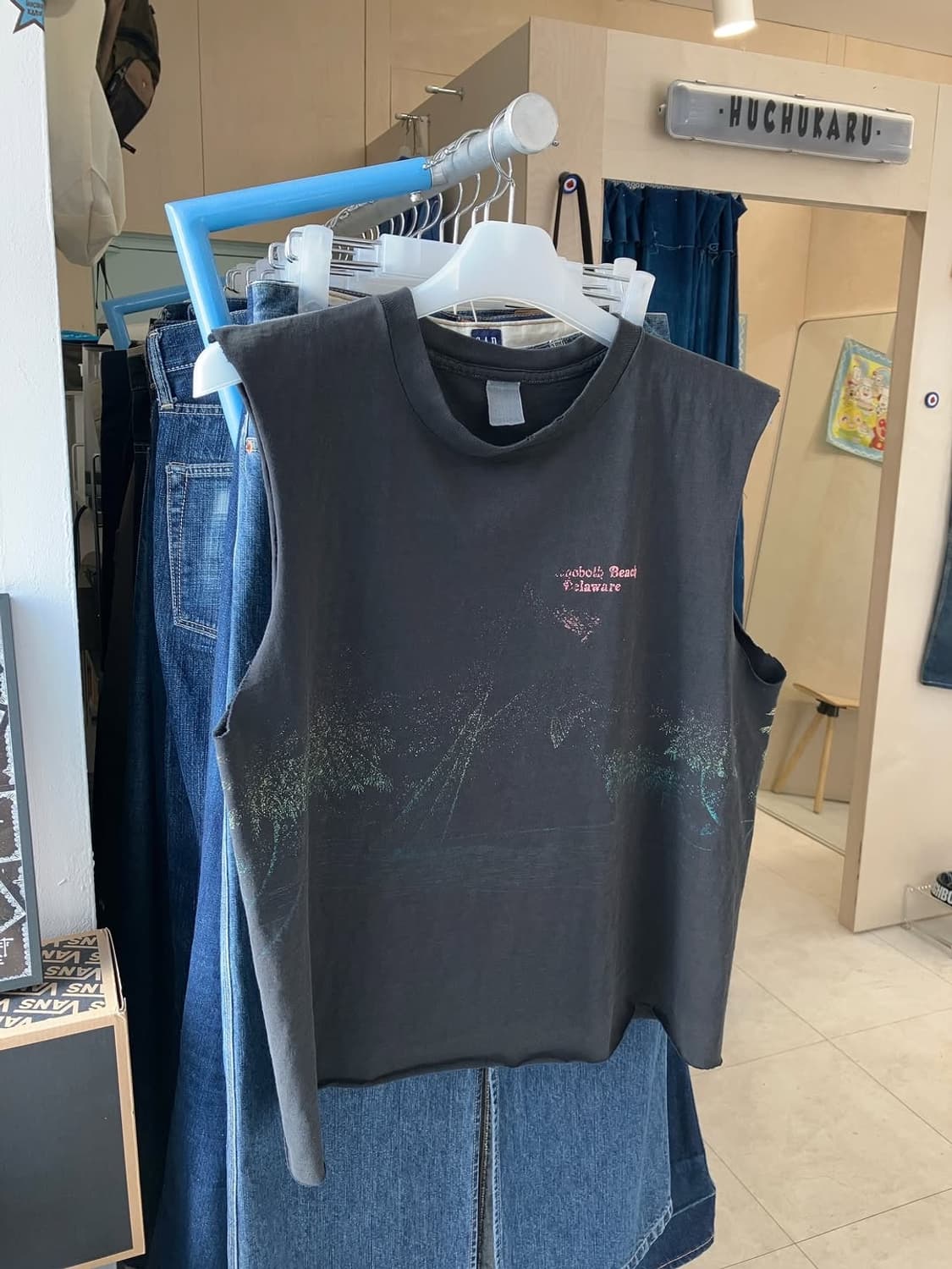vtg cutting sleeveless  상품이미지3