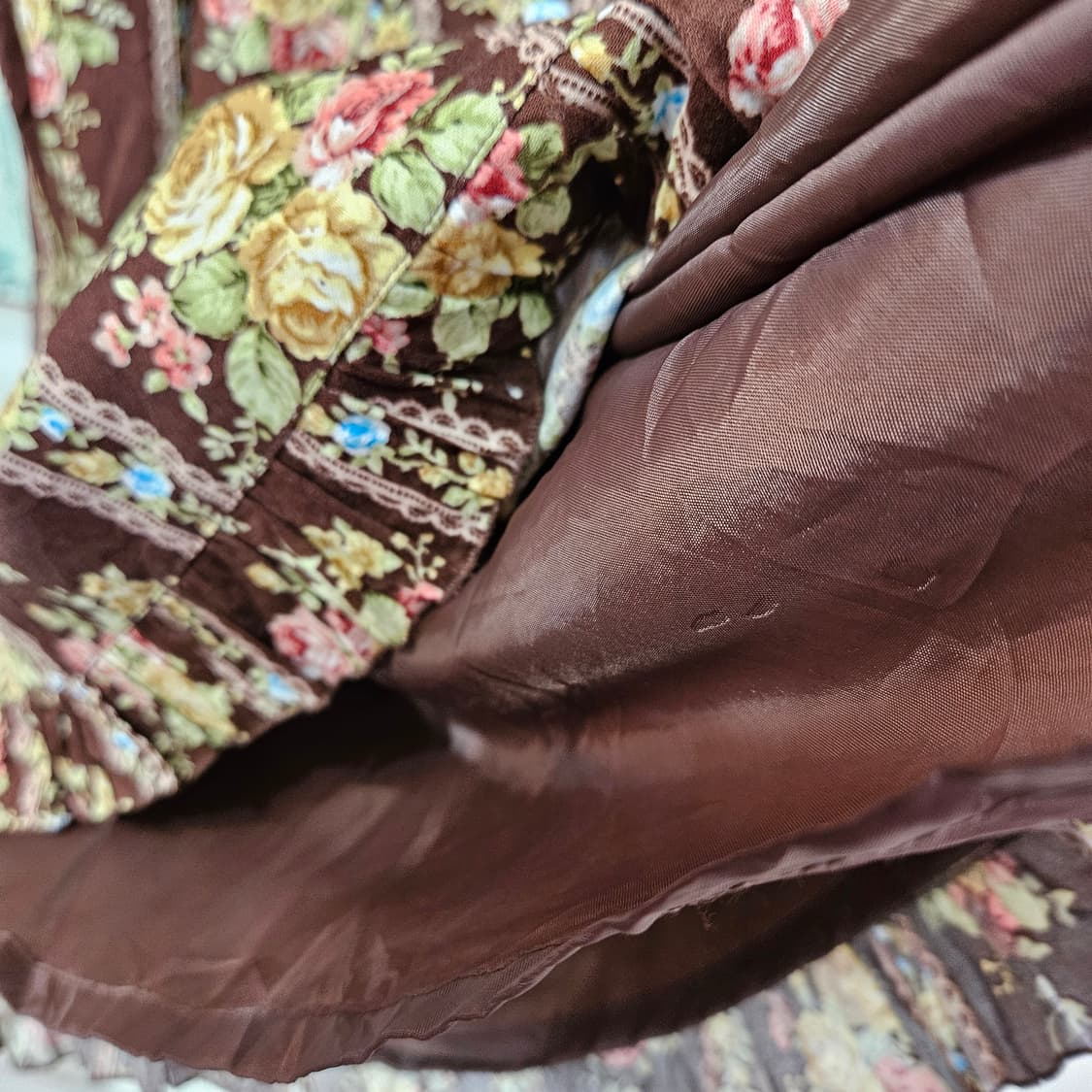 0327 리즈리사(LIZ LISA) 로즈 플라워 스모크 원피스 상품이미지7