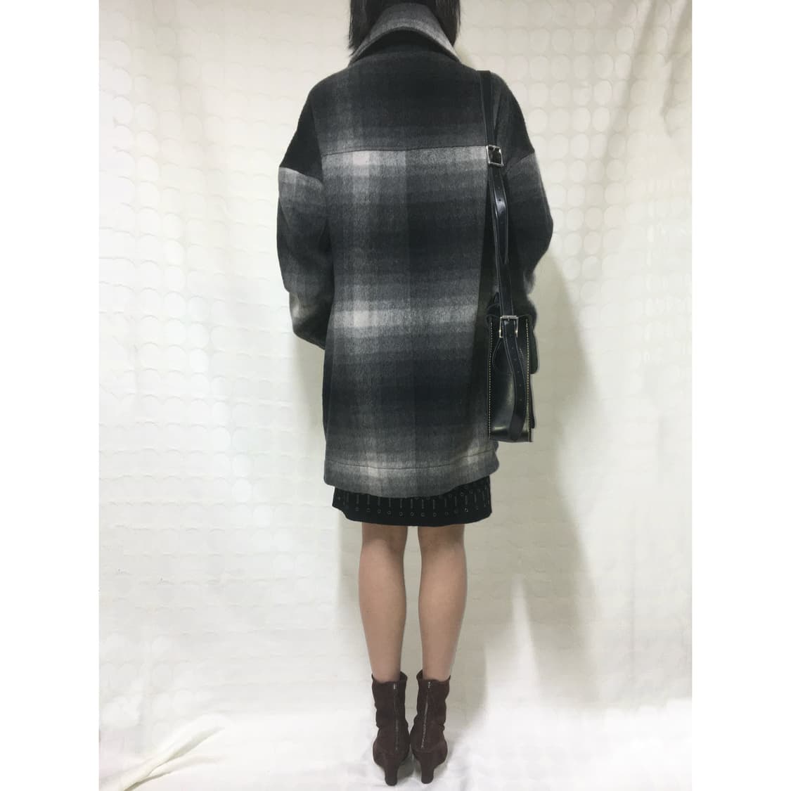 vivienne westwood 울 그라데이션 체크 코트 상품이미지3