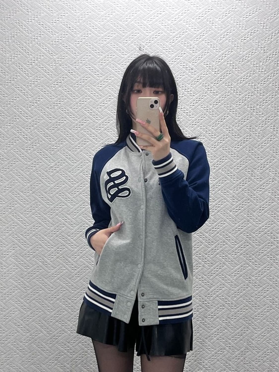 스투시 애슬레틱 트라이브 고딕 스트릿 바시티 자켓 S C12381 상품이미지1