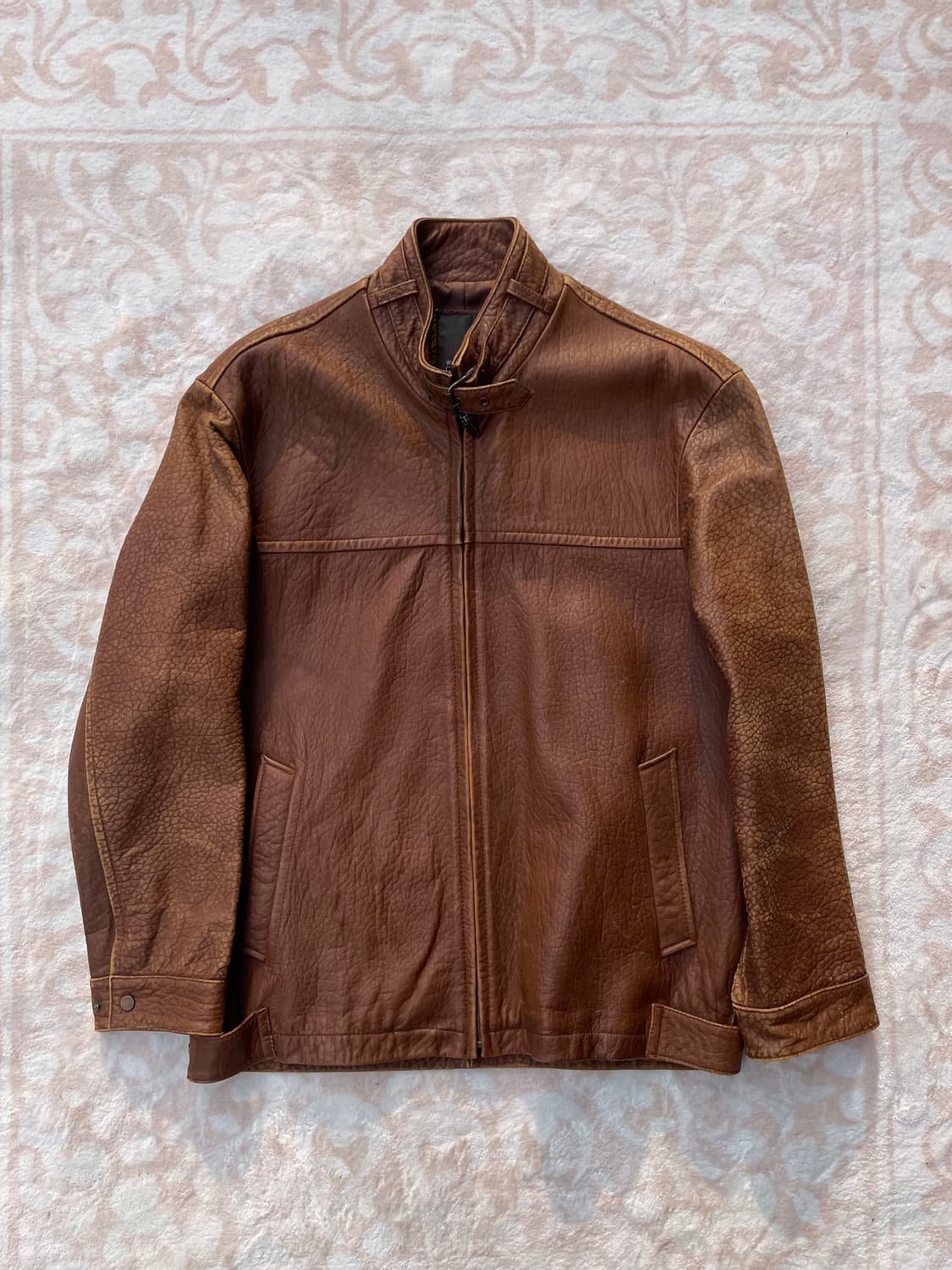 라오 카프리초 빈티지 브라운 램스킨 레더자켓 상품이미지2