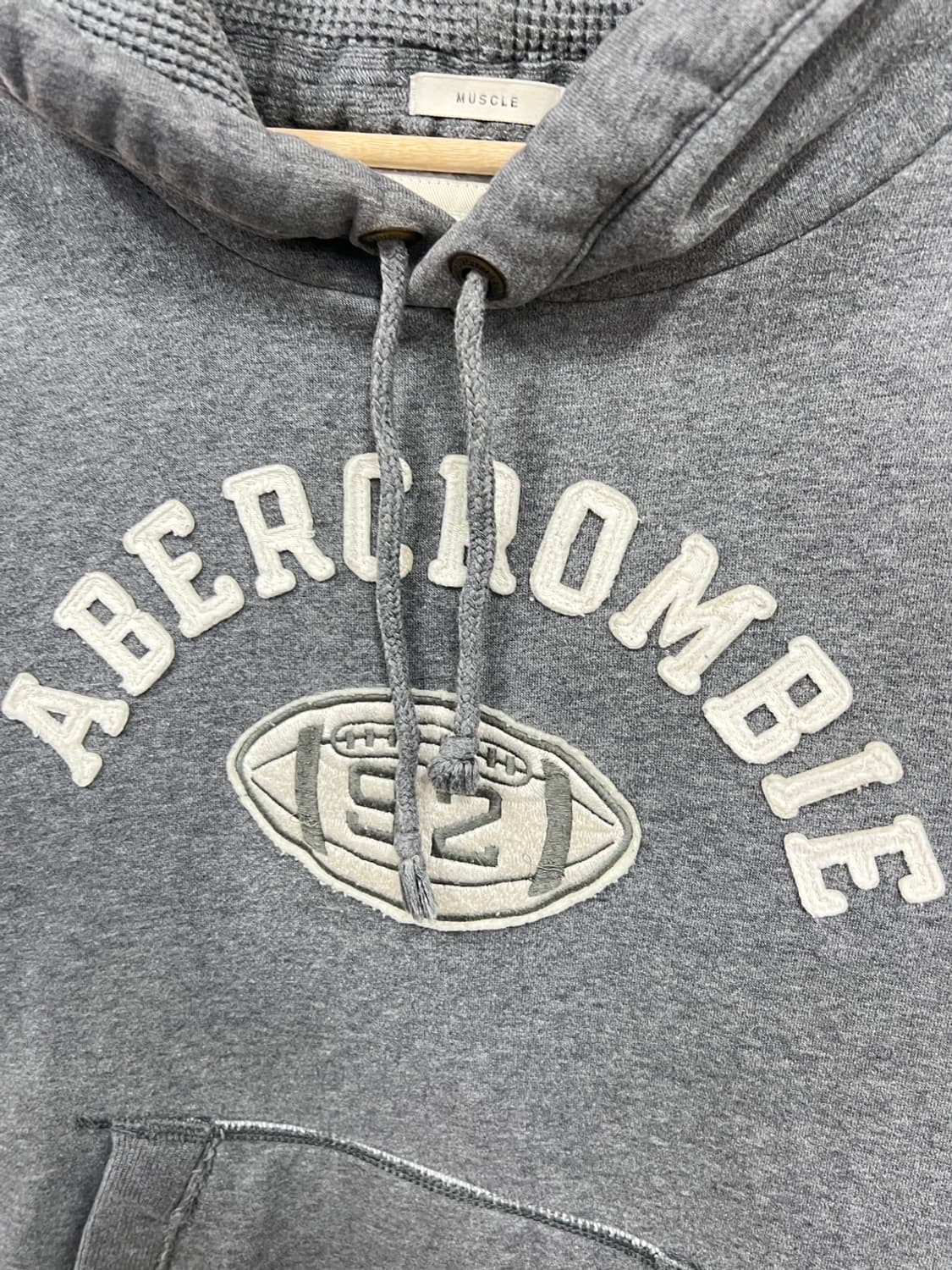 아베크롬비 빅로고 아치로고 풀오버 후드티 상품이미지3